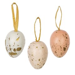 Набор из 6-ти изделий декоративных подвесных "Яйцо" (2,5*4), L3,5 W2,5 H17 см