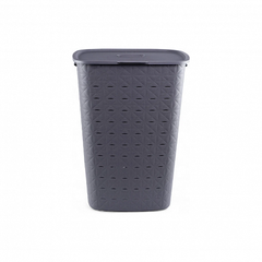 Корзина для белья SOFTEX тёмно-серая 56л
