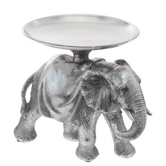 Фигурка декоративная "Слон" с подносом, L22 W16,5 H19 см