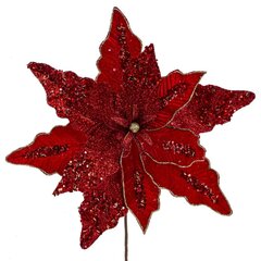 Цветок искусственный "Пуансеттия", L35 W35 H45 см