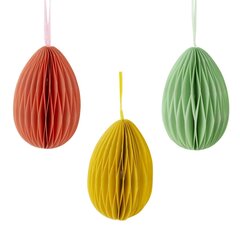 Набор из 3-х изделий декоративных подвесных "Яйцо" (5*7), L16 W5,5 H8 см