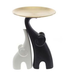 Набор из 2-х фигурок декоративных "Слон" с подносом, L20 W20 H27,5 см