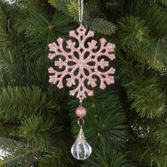 Украшение новогоднее "Снежинка", L6,5 W2 H15 см