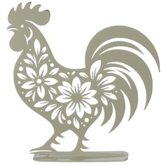 Фигурка декоративная "Петух", L19 W3,5 H20 см