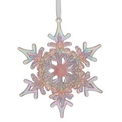 Украшение новогоднее "Снежинка", L10,5 W4 H12,5 см