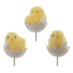 Изделие декоративное (вставка) "Цыпленок" (5*6) (блок 12 шт), L5 W5 H26 см, 3в.