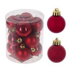 Набор из 12шт Украшение новогоднее "Шар", D 4 см, L9,5 W9,5 H10,5 см