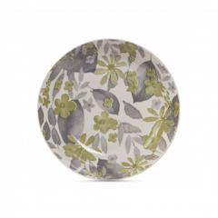 Тарелка суповая BLOOMING зеленая 20см