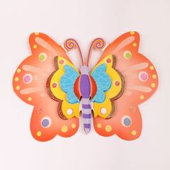 !Набор 2 штуки - Декоративная самоклеющаяся наклейка "Бабочка", 35,5*25 см.