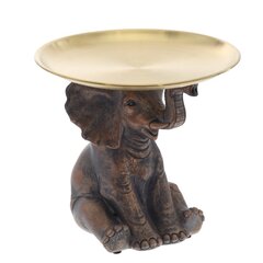 Фигурка декоративная "Слон" с подносом, L16,5 W16,5 H15,5 см