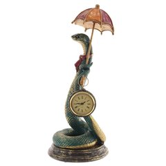 Фигурка декоративная с часами"Змея" (1хLR44 н/п), L15 W15 H38 см