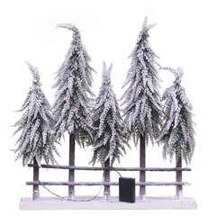 Изделие декоративное "Елки" с подсветкой, (AAx3 н/п), L56 W12 H60 см