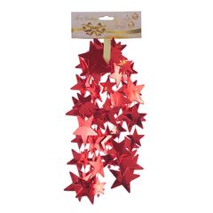 Украшение новогоднее "Звезды", D5,5 см, L1,8 м