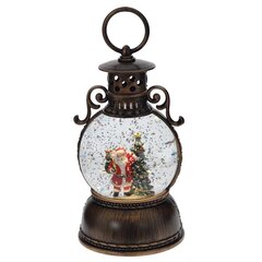 Изделие декоративное "Фонарь" (подсвет, муз, вьюга, 3хААА н/п +USB), D 10 см, L11 W11 H24 см