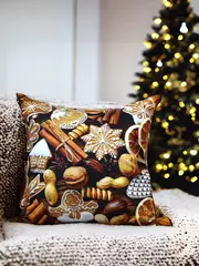 !09 Подушка декоративная "Пряники" 35*35 см.