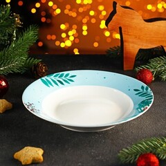 !09 Тарелка суповая «Новый Год. Зимняя сказка», 450 мл, d= 20,5 см