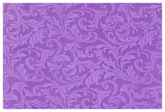 !09 Фетр для упаковки и поделок, "Вензеля" 50 см.x 1,5 м.,ламинированный 3D, фактурный, однотонный, двусторонний, Цвет Лаванда