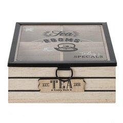 Шкатулка для чайных пакетиков, L17 W17 H7,5 см