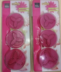 !09 Набор 6 штампов - Форма-штамп для печенья "Листья" d