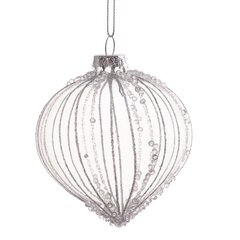 Украшение новогоднее "Капля", L7 W7 H8,5 см