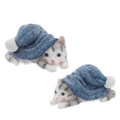 Фигурка декоративная "Котенок",  L13,5 W8 H7,5 см, 2в.