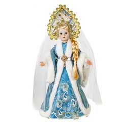 Снегурочка с ёмкостью для конфет, L23 W16 H53 см