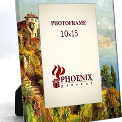 !09 Фоторамка "Природа" 10x15 см. стекло