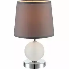 !09 НАСТОЛЬНАЯ ЛАМПА GLOBO VOLCANO 21669 цвет серый