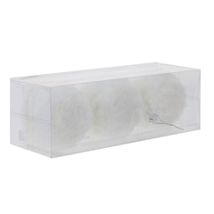 Набор из 3шт Украшение новогоднее "Шар", D 8 см, L23,5 W8 H8 см