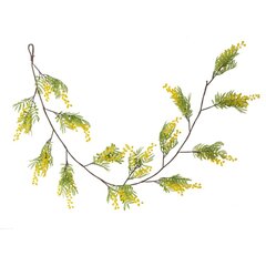 Изделие декоративное "Гирлянда Мимоза", L141 W8 H17 см