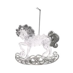 Украшение новогоднее "Лошадка", L10,5 W2,5 H9,5 см