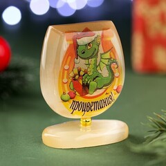 !09 Сувенир "Процветания", на подставке, селенит