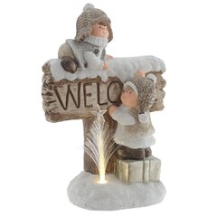 Фигурка декоративная с подсветкой "Дети", L29 W17 H42 см