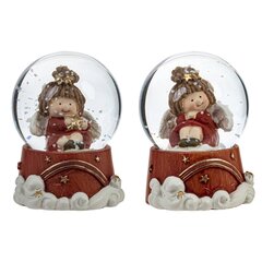 Фигурка декор в стекл шаре "Ангел", D 4.5 см, L4,5 W4,5 H6 см, 2в.