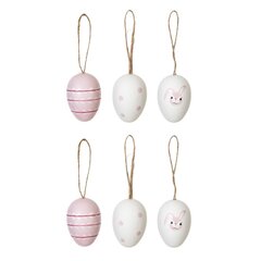 Набор из 6-ти изделий декоративных подвесных "Яйцо" (4*6), L14 W12,5 H4,5 см