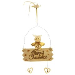 Изделие декоративное подвесное "Сова", L24 W1 H38 см