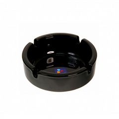 Пепельница черная 10.7см