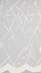 !09 Штора с выжженным узором "Линия" 150x250 см
