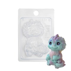 !09 Форма для шоколада пластиковая «Дракончик Мила», размер изделия 10×6,5×3 см, цвет прозрачный