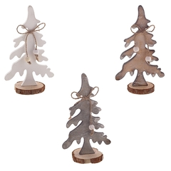 Фигурка декоративная "Елка", L9 W4,5 H16 см, 3в.