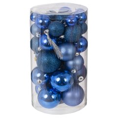 Набор из 40шт Украшение новогоднее "Шар", D3,4,5,6 см, L14 W14 H26 см