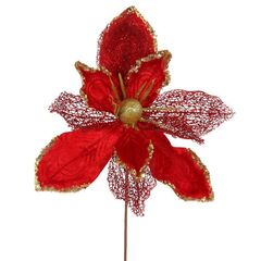 Цветок искусственный "Магнолия", L35 W35 H51 см