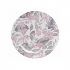 Тарелка обеденная BLOOMING розовая 24см