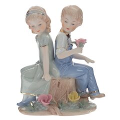 Фигурка декоративная "Мальчик и девочка", Д14,5 Ш8 В17 см