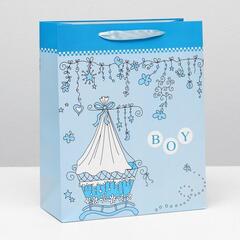 !Пакет ламинированный "Колыбельная" 26 x 32 x 12 см.