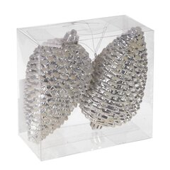 Набор из 2шт Украшение новогоднее "Шишка", L12 W6,5 H12 см