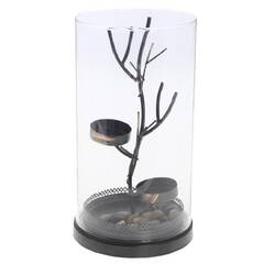 !09 Подсвечник на 2 свечки L 12 H 23 см