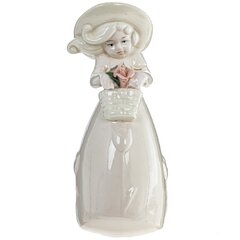 Фигурка декоративная "Девочка с цветами", Д8 Ш7 В15 см