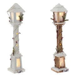 Изделие декоративное "Фонарь" c подсветкой (2хАА, н/п), L17,5 W17,5 H84 см, 2в.