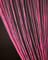 !09 Нитяная занавеска цвет пурпурный (90x260)